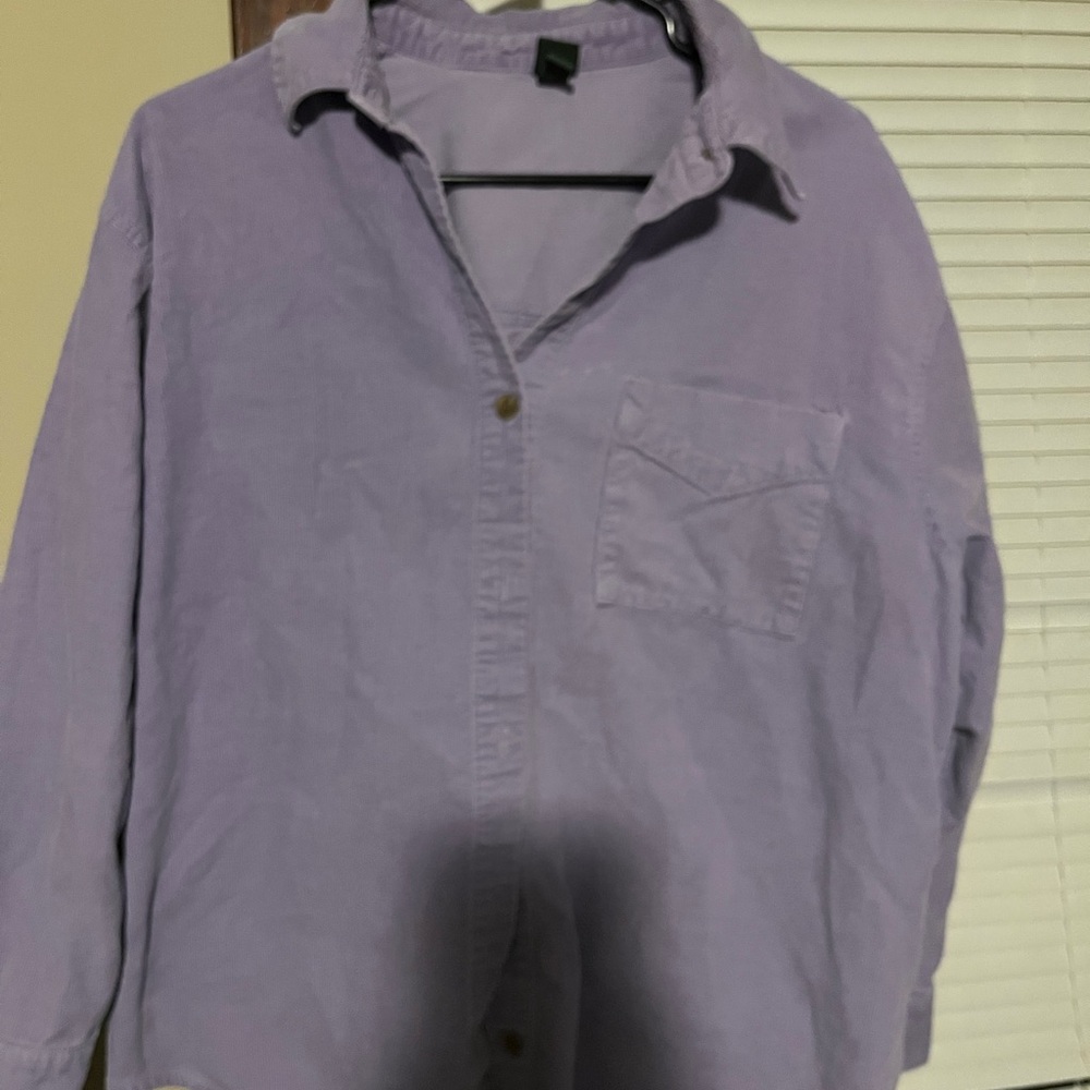 Purple Corduroy Shirt